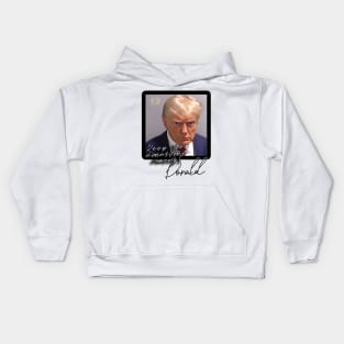 DT mugshot: Donations always accepted. Kids Hoodie